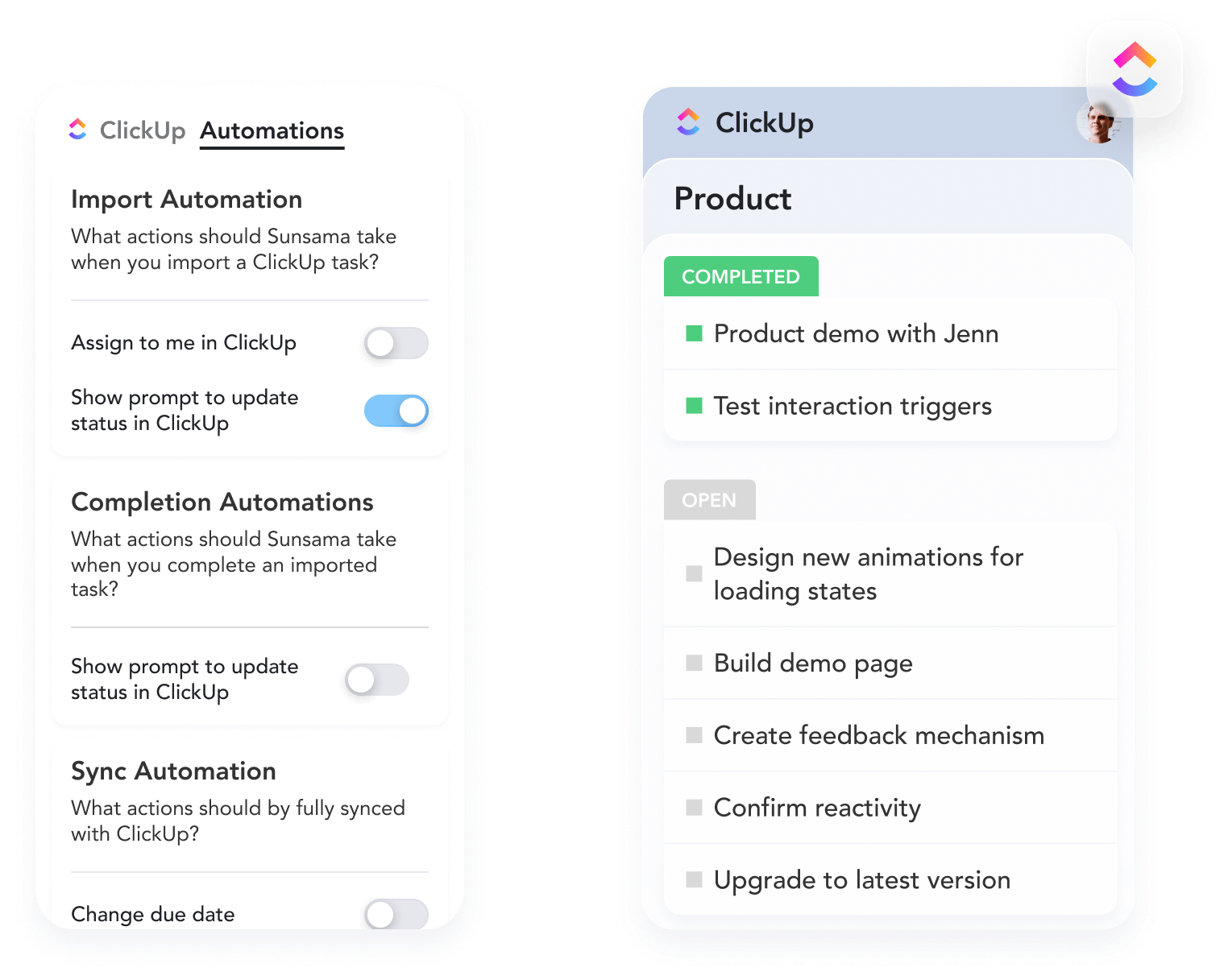 Import tasks from integration