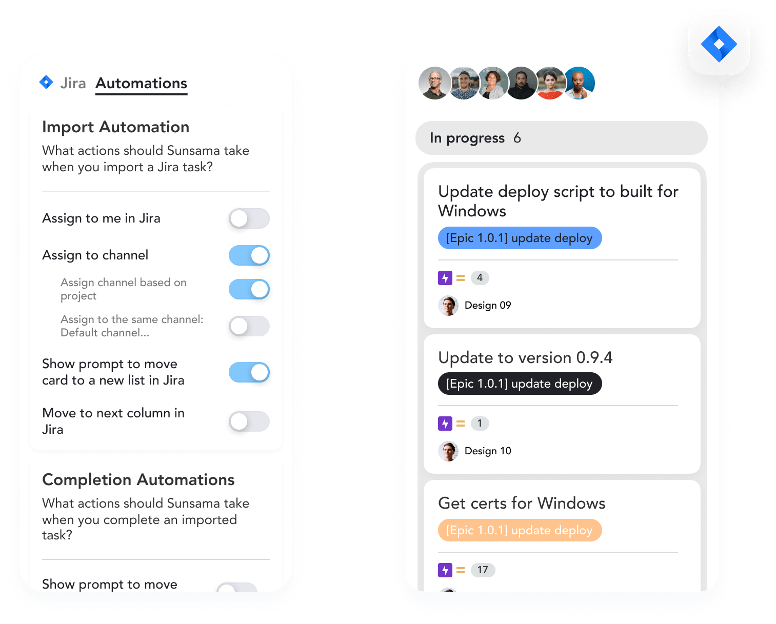 Import tasks from integration