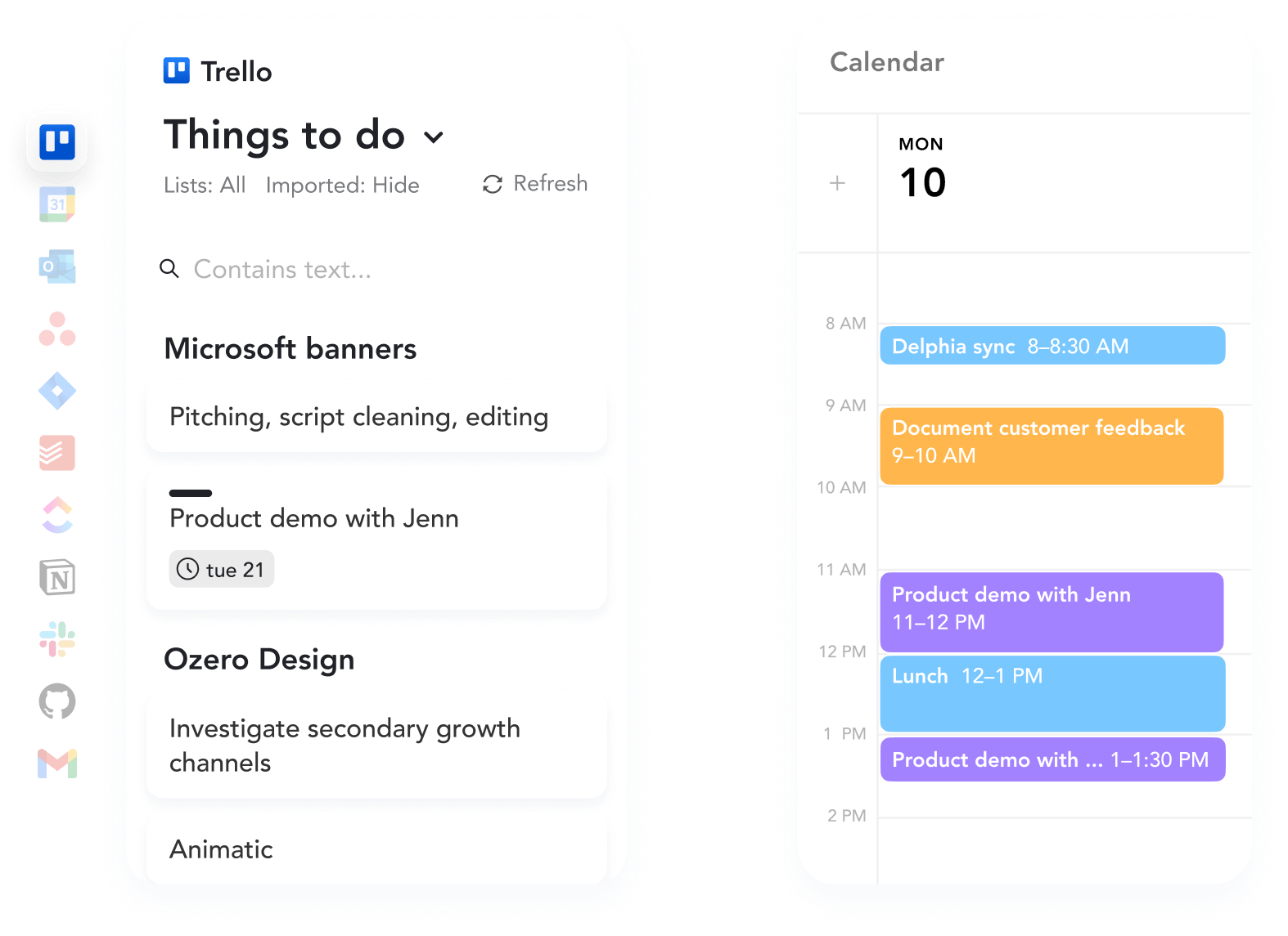 Timebox tasks from integration